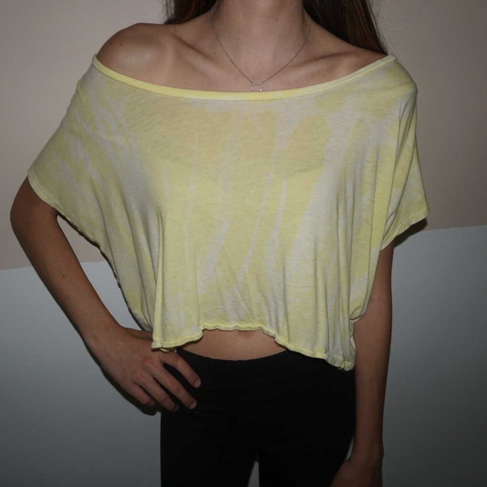 Forever 21- Yellow Tye-Dye Top